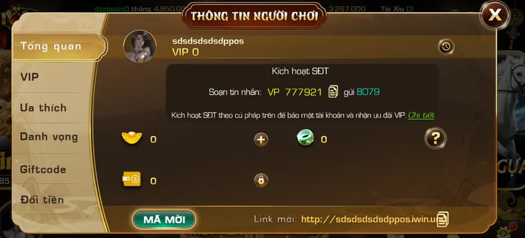 Xác thực số điện thoại ngay sau khi đăng kí để bảo mật tài khoản an toàn.